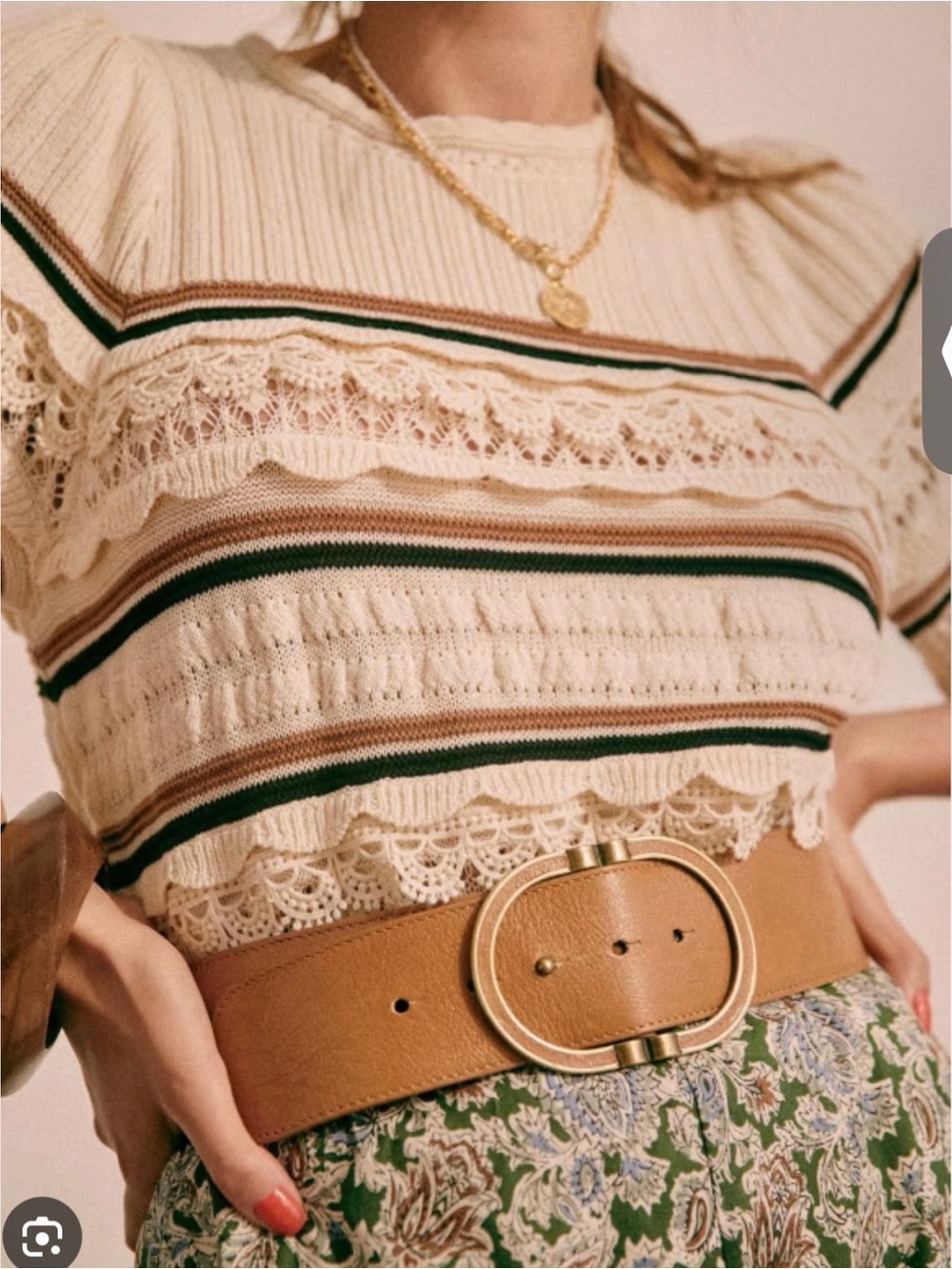 Sezane belt Irene T80. Looks NEW - Picture 4 of 5